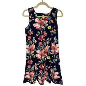 ILE New York Floral Swing Dress Womens size 8